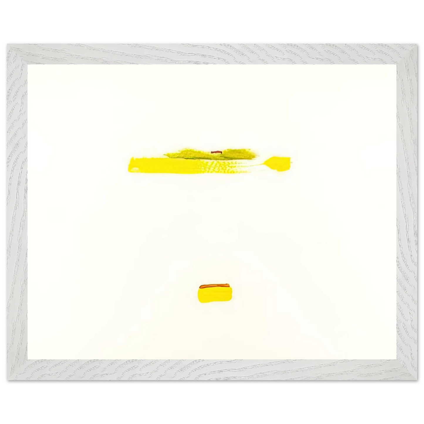 Helen Frankenthaler - New York III - 1972 Wall art - 40x50 cm / 16x20 inches - Premium Wooden Framed Poster With Fine Art Paper-canvas - White frame
