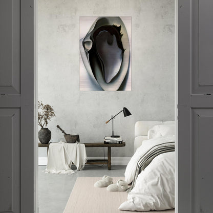 Clam and mussel - Georgia O'Keeffe Brushed Aluminum Print - 70x100 cm / 28x40 inches | Georgia O'Keeffe Aluminum Print | Georgia O'Keeffe Prints