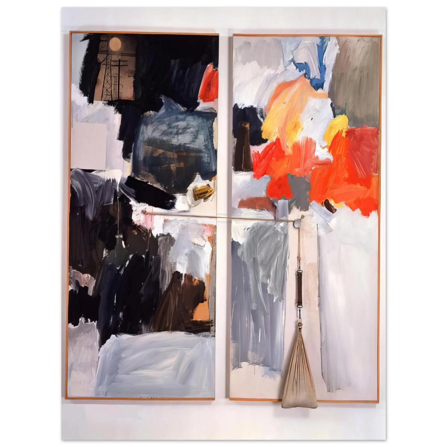 Robert Rauschenberg - STUDIO PAINTING 1961  75x100 cm / 30x40inches Fine Art Poster