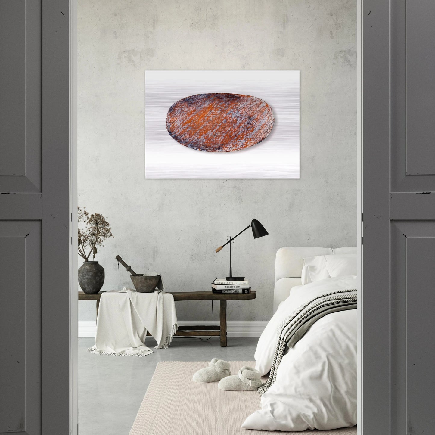Ohne Titel für Peter Dibke - 1970 - Blinky Palermo Brushed Aluminum Print - 70x100 cm / 28x40 inches | Blinky Palermo Aluminum Print | Blinky Palermo Prints