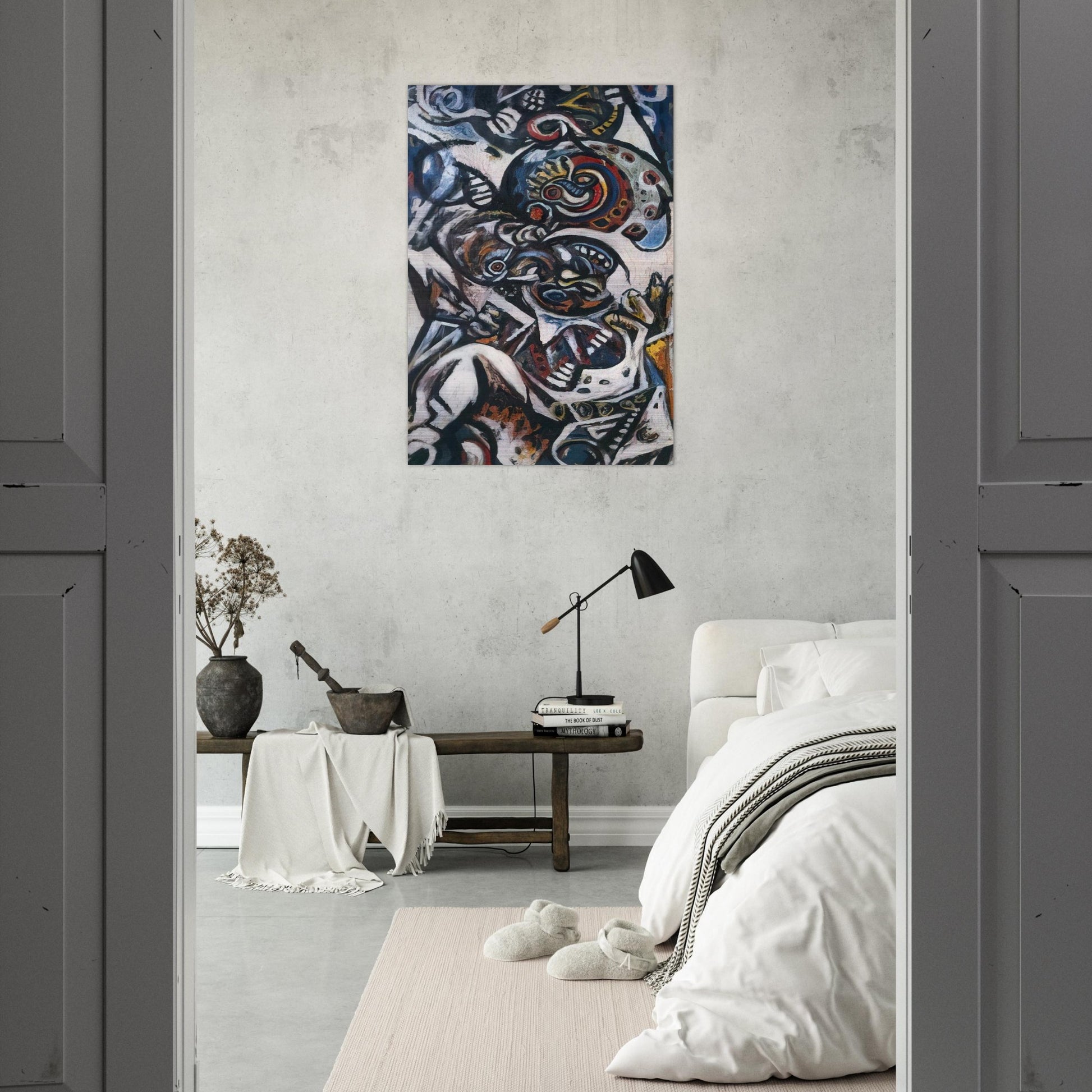 BIRTH - Jackson Pollock Brushed Aluminum Print - 70x100 cm / 28x40 inches | Jackson Pollock Aluminum Print | Jackson Pollock Prints