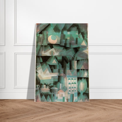 DREAM CITY 1921 - Paul Klee Brushed Aluminum Print - 70x100 cm / 28x40 inches | Paul Klee Aluminum Print | Paul Klee Prints