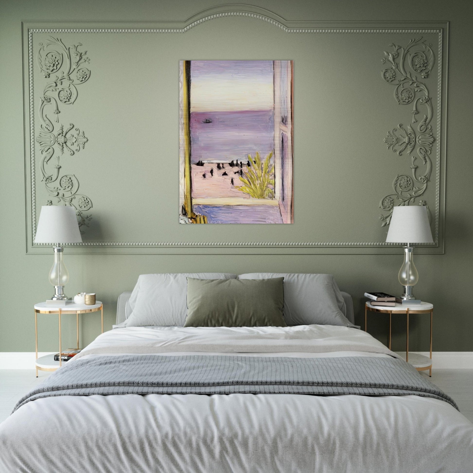 THE OPEN WINDOW 1921 - Henri Matisse Brushed Aluminum Print - 70x100 cm / 28x40 inches | Henri Matisse Aluminum Print | Henri Matisse Prints