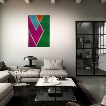 Westbury - 1970 - Larry Zox Brushed Aluminum Print - 70x100 cm / 28x40 inches | Larry Zox Aluminum Print | Larry Zox Prints