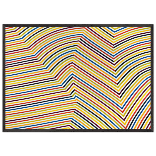 Retine ma jolie - Marcel Barbeau 70x100 cm / 28x40 inches Framed Art Print – Black Wooden Frame
