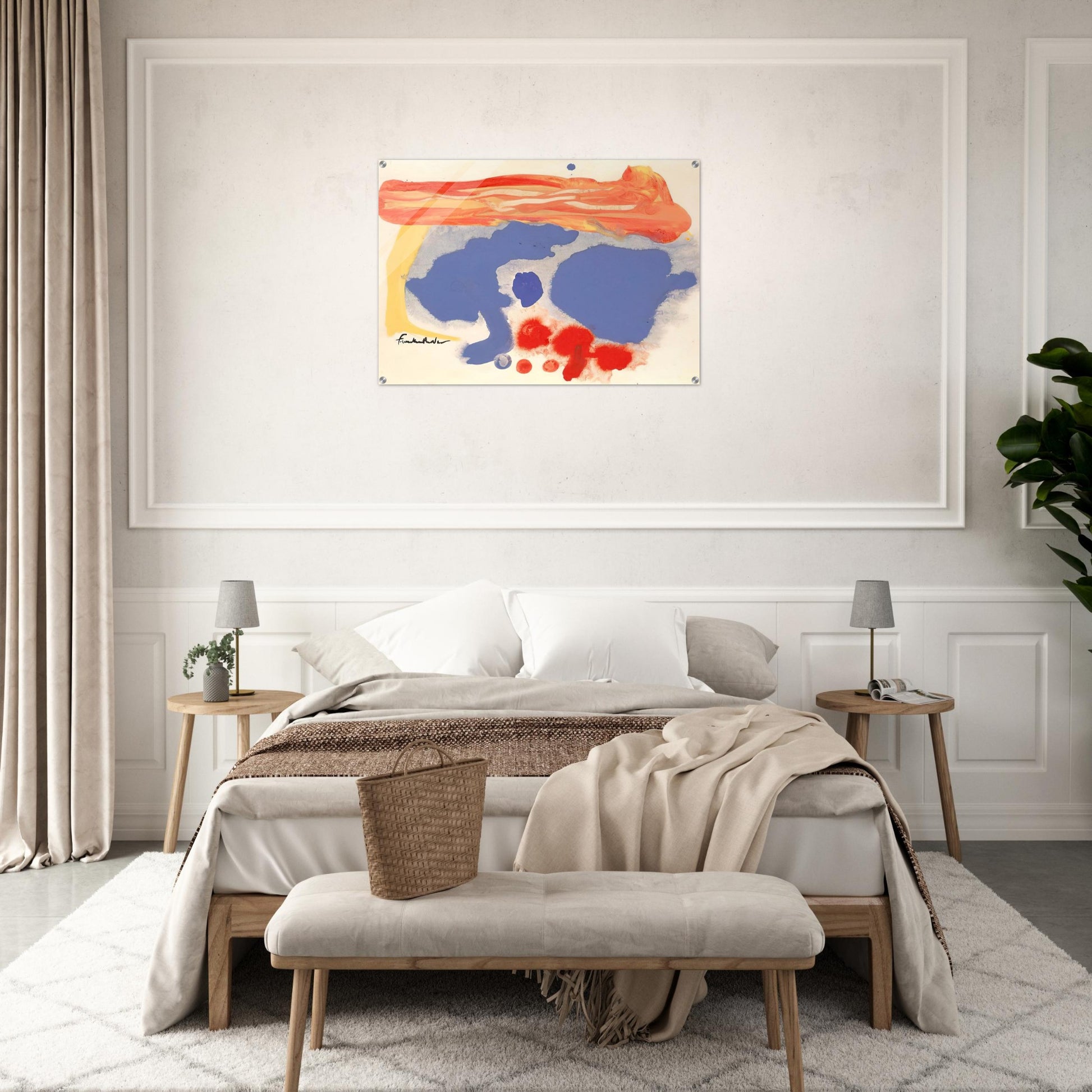 Summerscene, Provincetown - 1961 - Helen Frankenthaler Acrylic Print - 70x100 cm / 28x40″ inches