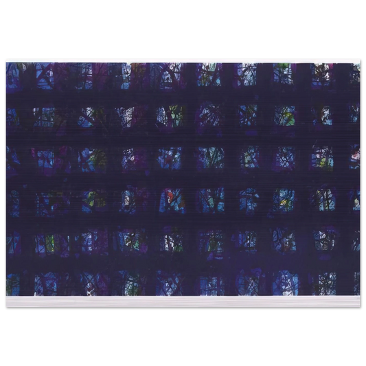 La Notte - Sam Francis Brushed Aluminum Print - 70x100 cm / 28x40 inches | Sam Francis Aluminum Print | Sam Francis Prints