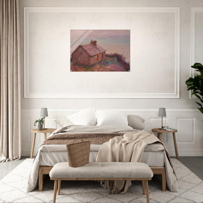 Customs House at Varengaville - claude monet Acrylic Print - 70x100 cm / 28x40″ inches