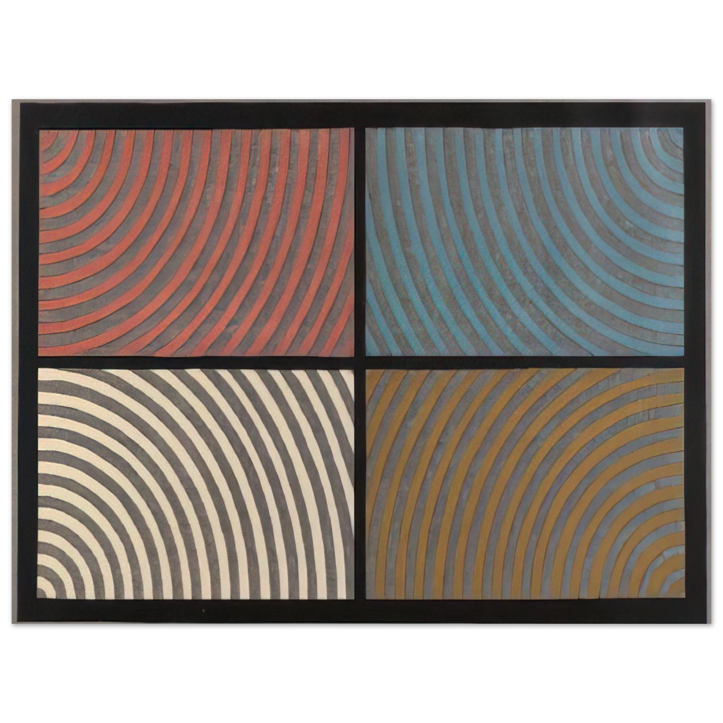 Sol LeWitt - Arcs from Four Corners  75x100 cm / 30x40inches Fine Art Poster