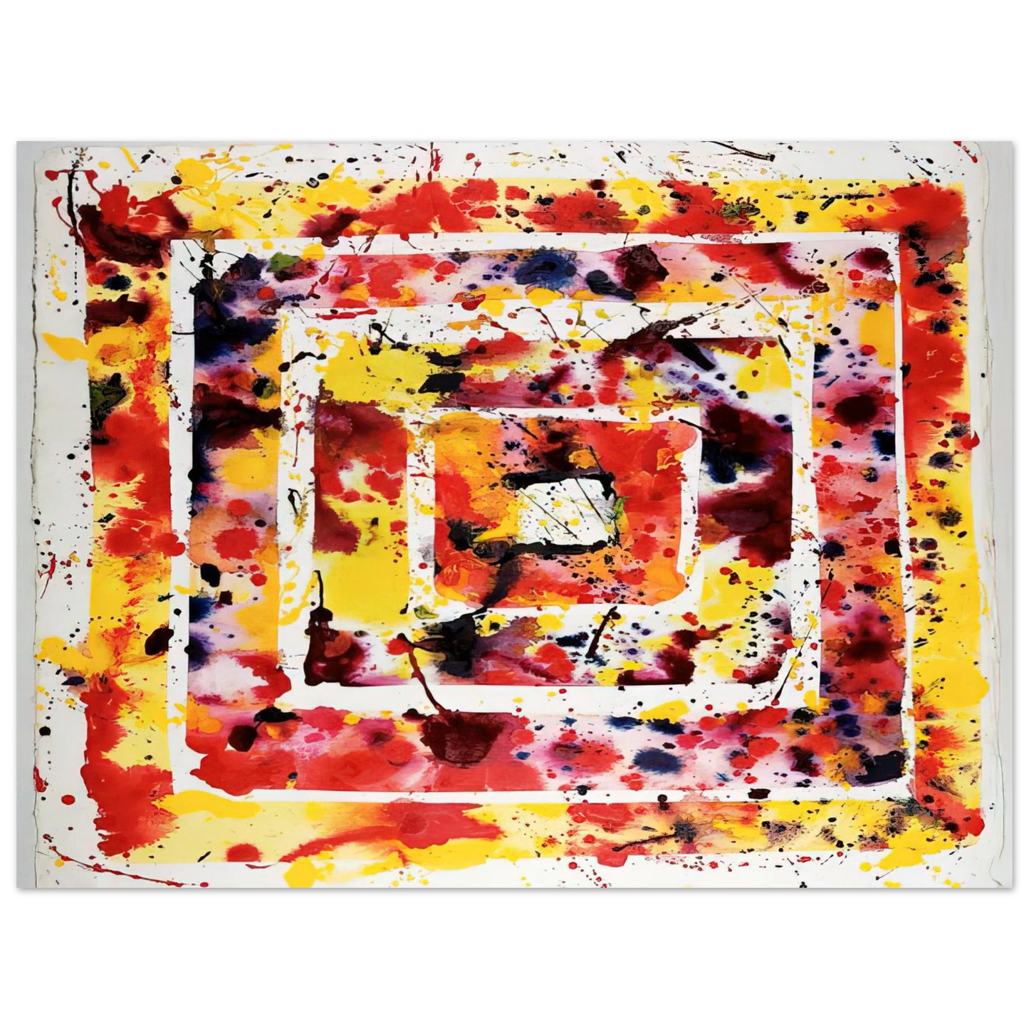 Sam Francis - Untitled Mandala  75x100 cm / 30x40inches Fine Art Poster