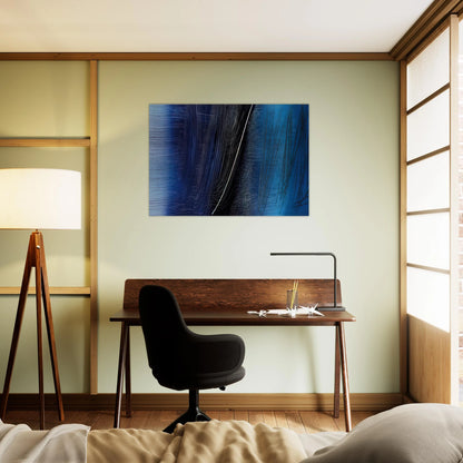 Untitled T1962-L7 - 1962 - Hans Hartung Brushed Aluminum Print - 70x100 cm / 28x40 inches | Hans Hartung Aluminum Print | Hans Hartung Prints