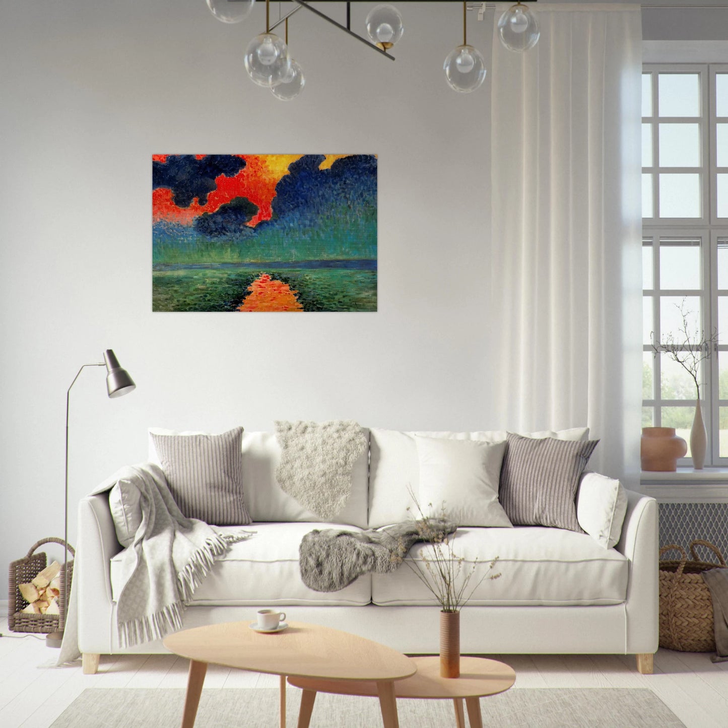 EFFECT OF SUN ON THE WATER LONDON 1906 - Andre Derain Brushed Aluminum Print - 70x100 cm / 28x40 inches | Andre Derain Aluminum Print | Andre Derain Prints