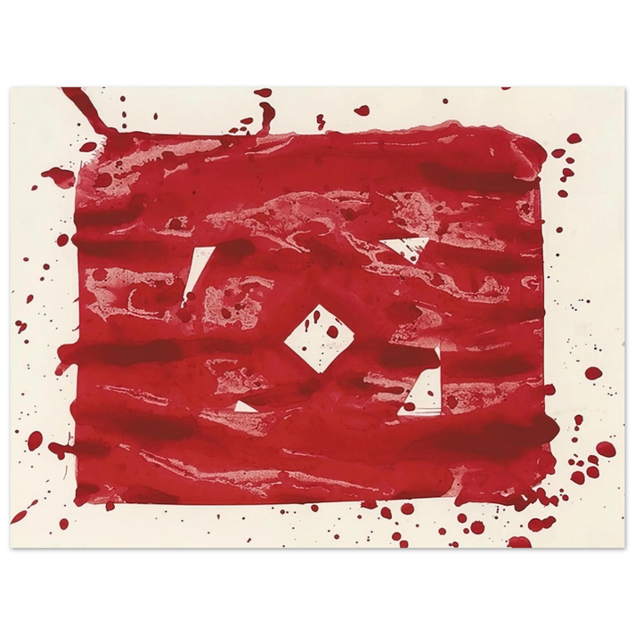Sam Francis - Untitled - SF78-235  75x100 cm / 30x40inches Fine Art Poster