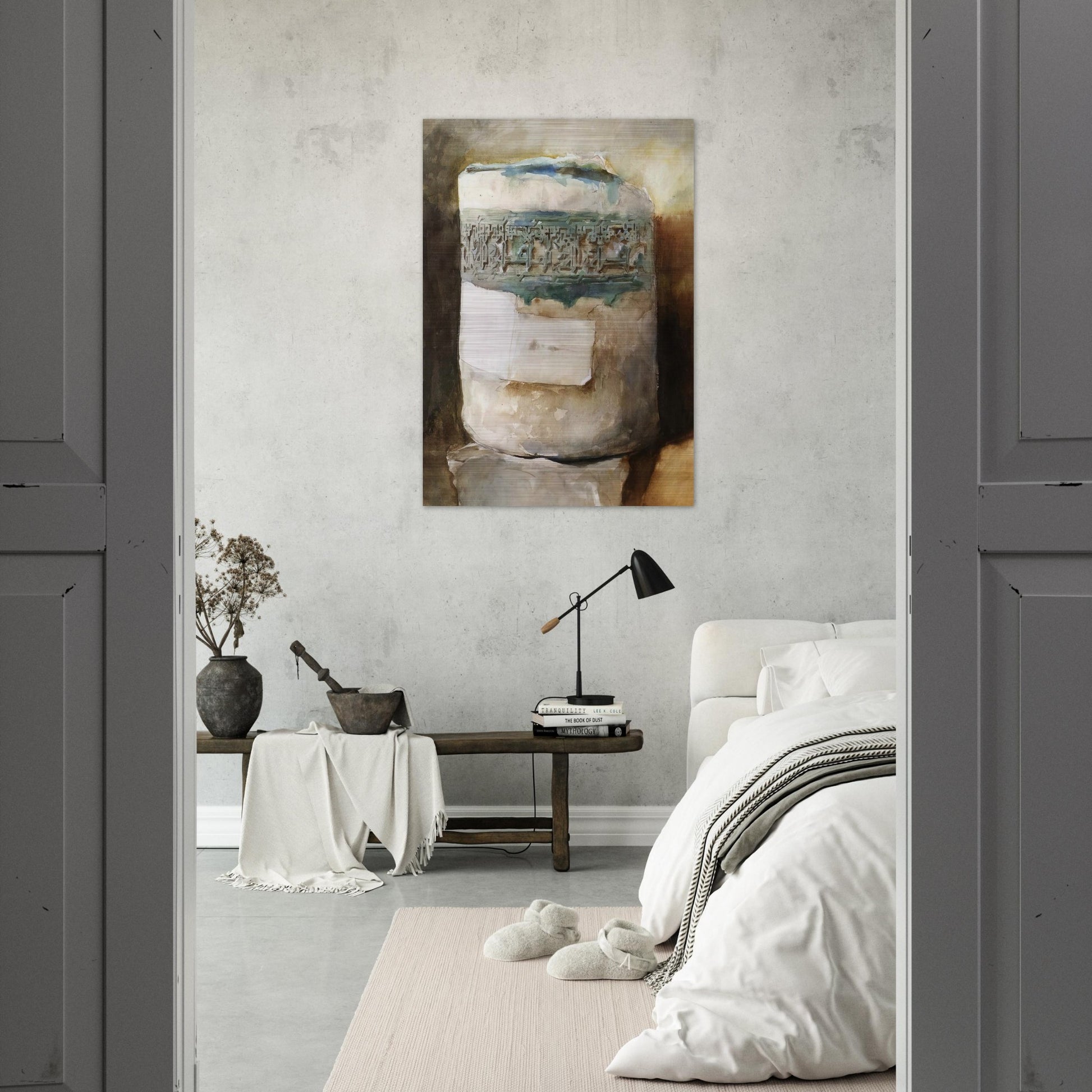Persian Artifact with Faience Decoration - John Singer Sargent Brushed Aluminum Print - 70x100 cm / 28x40 inches | John Singer Sargent Aluminum Print | John Singer Sargent Prints