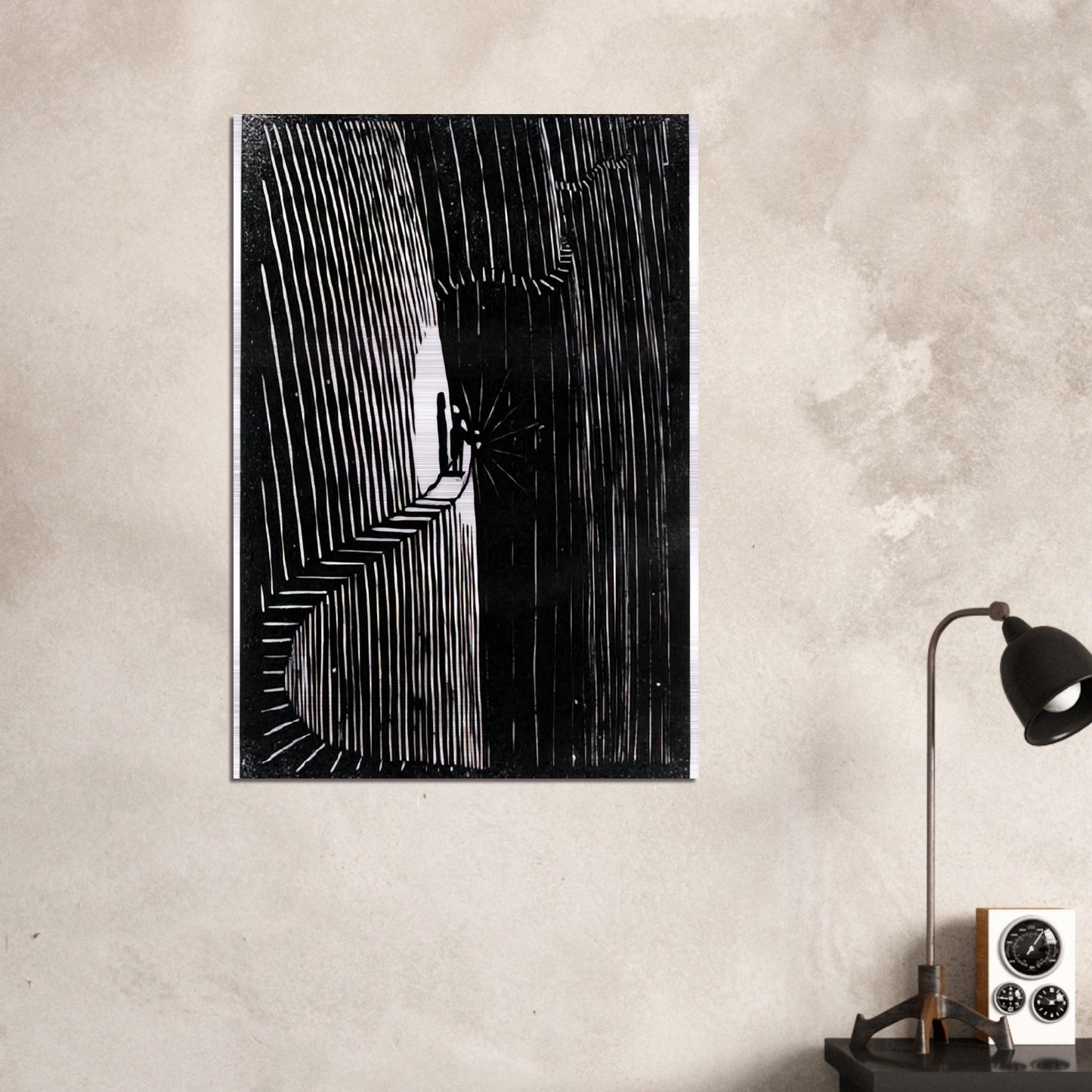 ESCHER (7) - MC Escher Brushed Aluminum Print - 70x100 cm / 28x40 inches | MC Escher Aluminum Print | MC Escher Prints