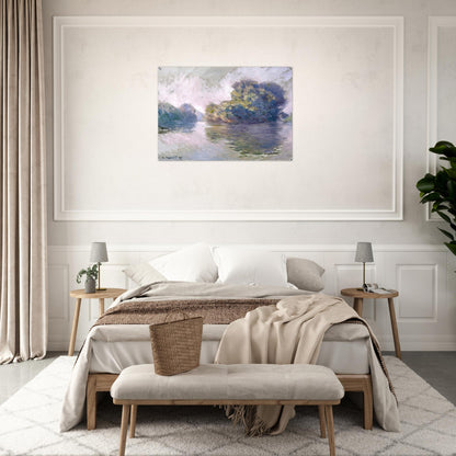 Islands at Port-Villez - claude monet Acrylic Print - 70x100 cm / 28x40″ inches