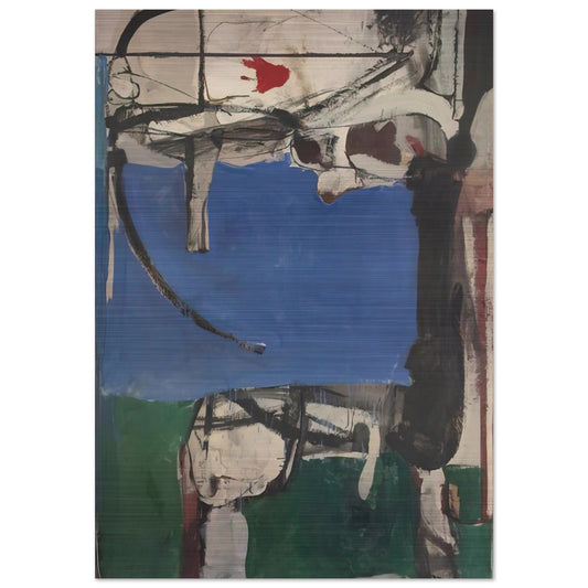 Urbana #2 The Archer - Richard Diebenkorn Brushed Aluminum Print - 70x100 cm / 28x40 inches | Richard Diebenkorn Aluminum Print | Richard Diebenkorn Prints