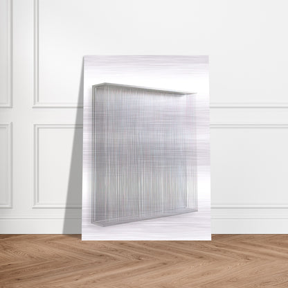 VIBRATION BLANCHE 1995 - Jesus Rafael Soto Brushed Aluminum Print - 70x100 cm / 28x40 inches | Jesus Rafael Soto Aluminum Print | Jesus Rafael Soto Prints