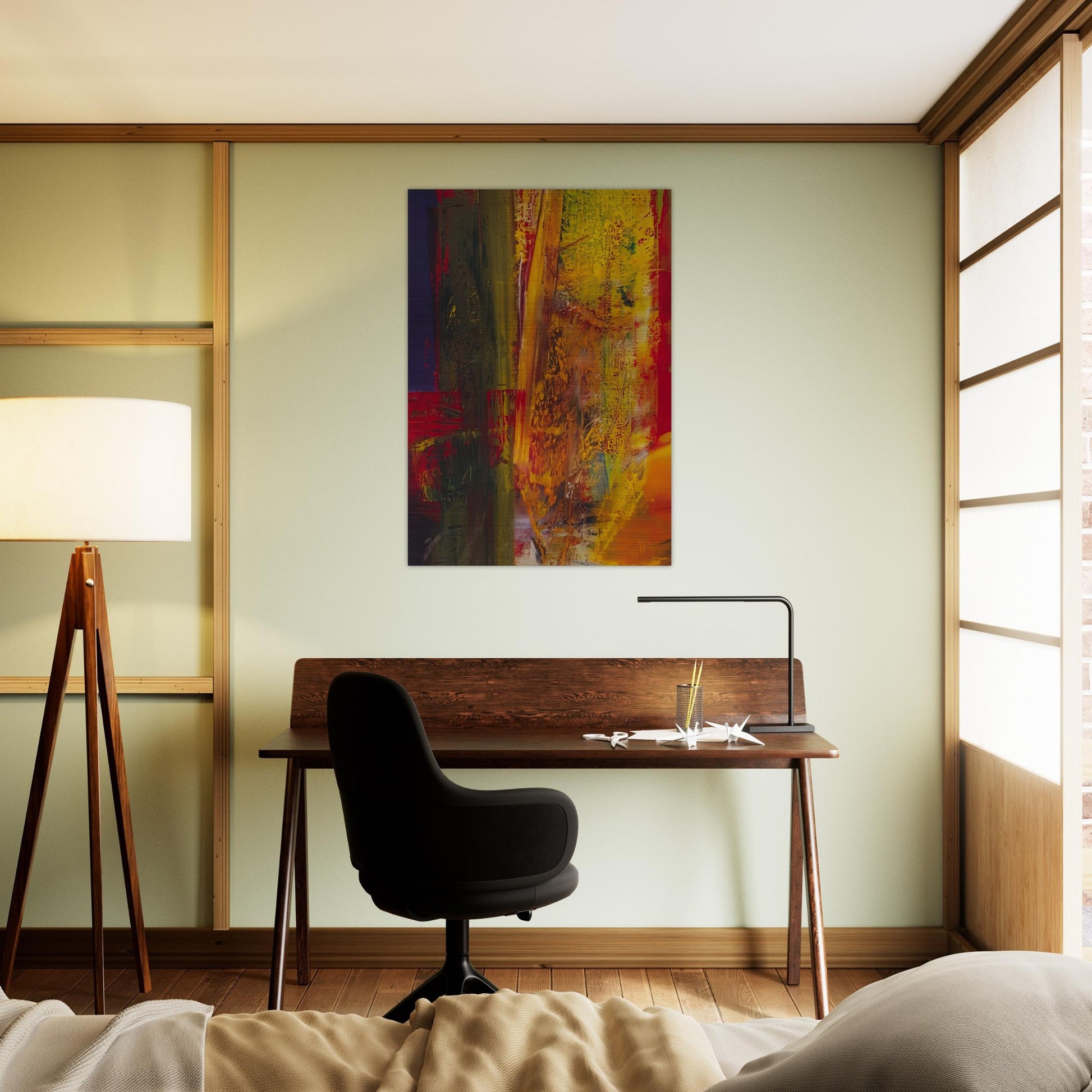 OLBERG 1986 - Gerhard Richter Brushed Aluminum Print - 70x100 cm / 28x40 inches | Gerhard Richter Aluminum Print | Gerhard Richter Prints