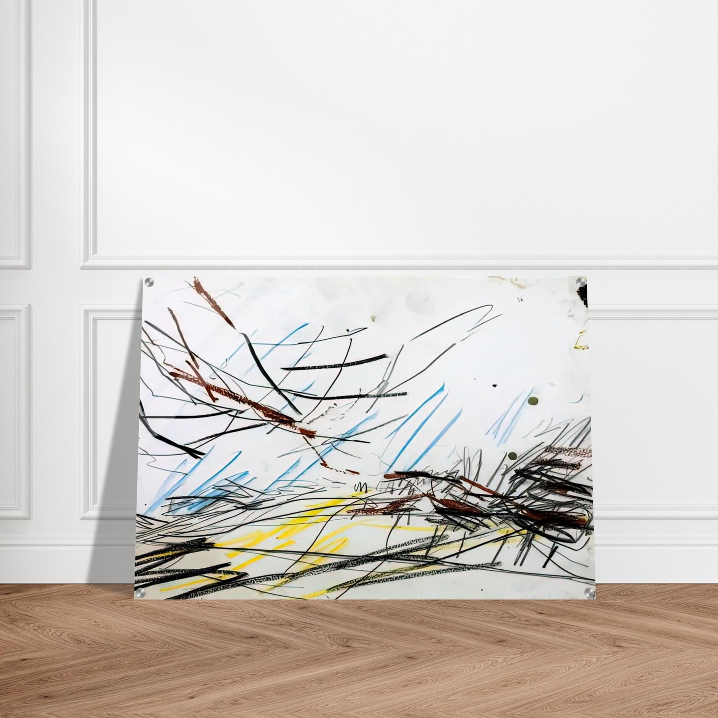 WORKING DRAWING FOR PRIMROSE HILL 1 - Frank Auerbach Acrylic Print - 70x100 cm / 28x40″ inches