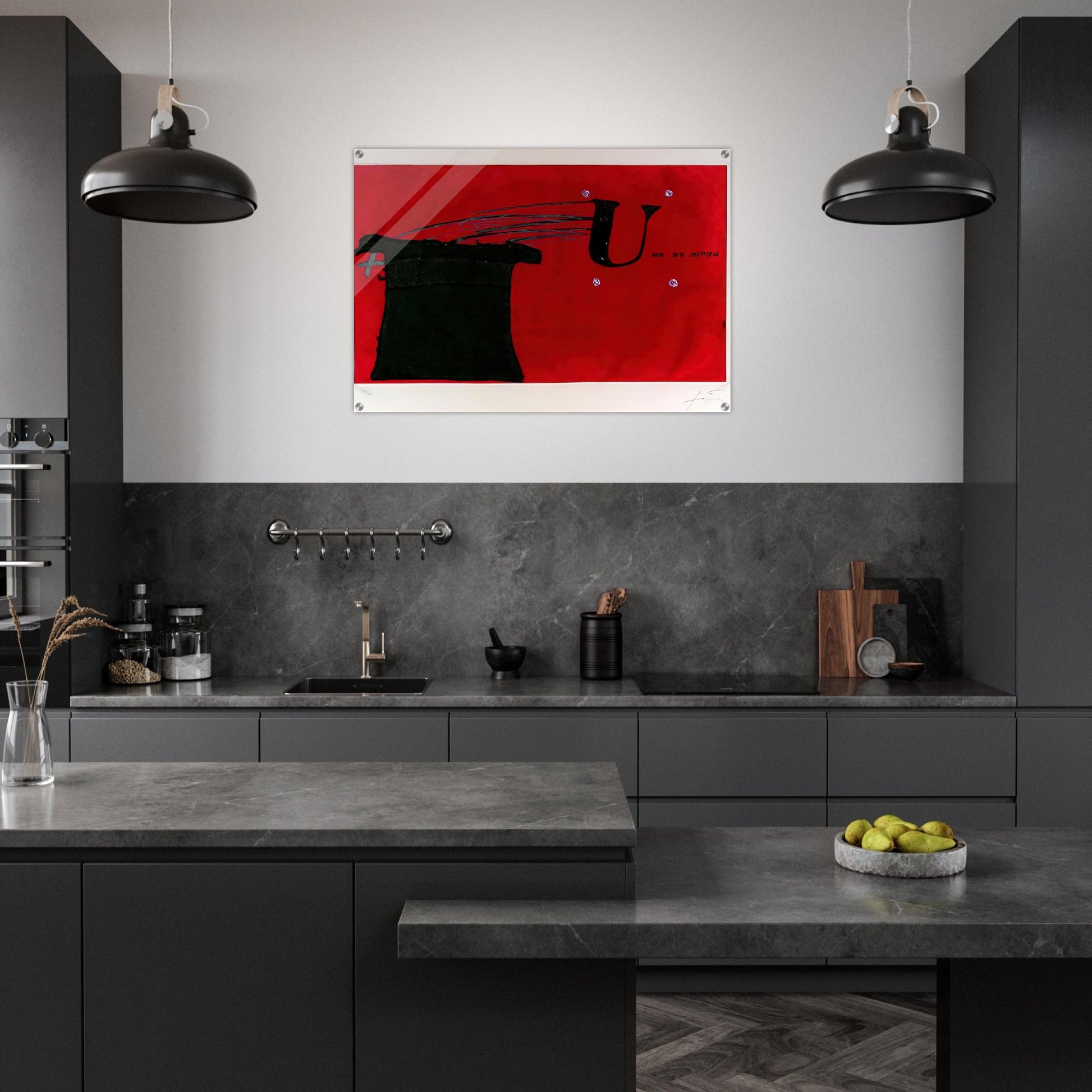 U NO S NING 1979 - Antoni Tapies Acrylic Print - 70x100 cm / 28x40″ inches | Antoni Tapies Wall Art | Antoni Tapies Prints