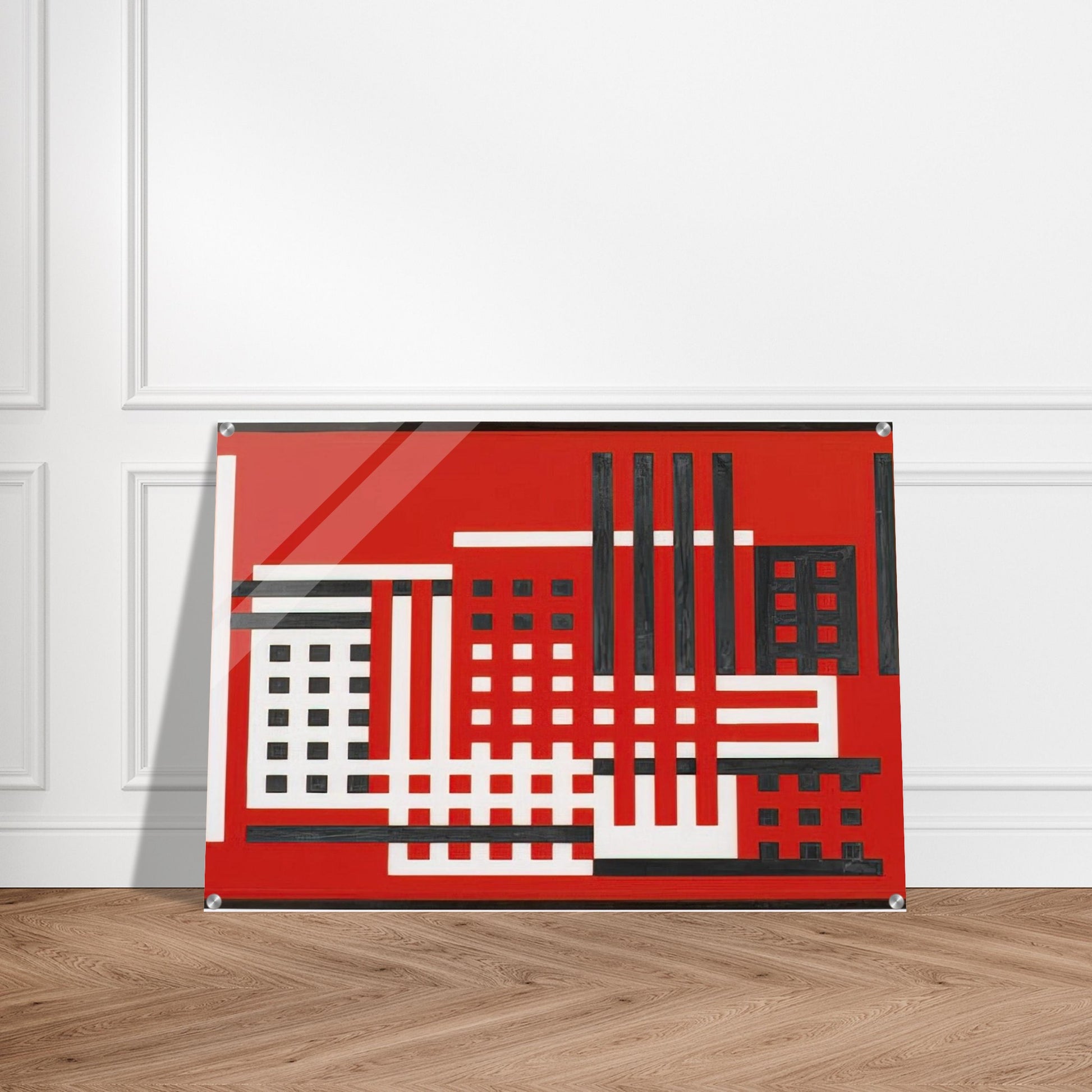 FACTORY 1925 - Josef Albers Acrylic Print - 70x100 cm / 28x40″ inches