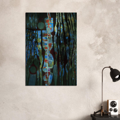 Offrande de la terre I - 1961 - Alfred Manessier Brushed Aluminum Print - 70x100 cm / 28x40 inches | Alfred Manessier Aluminum Print | Alfred Manessier Prints