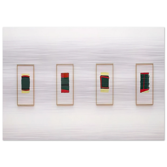 Ohne Titel für Thordes - 1976 - Blinky Palermo Brushed Aluminum Print - 70x100 cm / 28x40 inches | Blinky Palermo Aluminum Print | Blinky Palermo Prints
