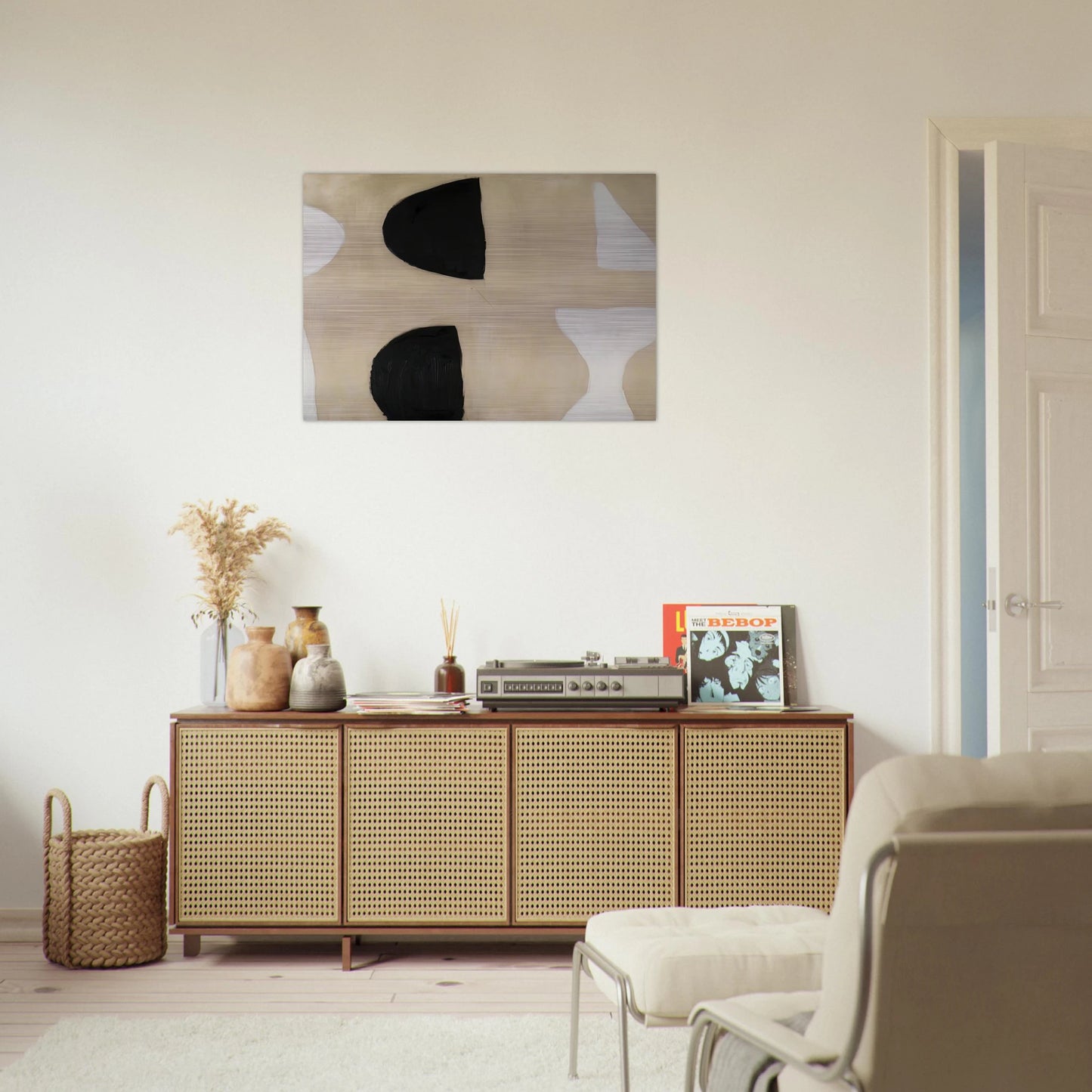 Angle - 1963 - William Scott Brushed Aluminum Print - 70x100 cm / 28x40 inches | William Scott Aluminum Print | William Scott Prints