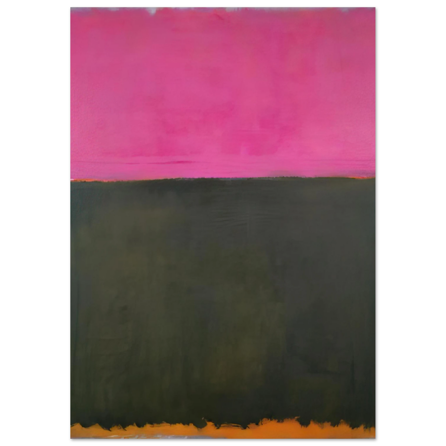 Mark Rothko - Untitled - 1953 Wall Art - 30x40 cm / 12x16 inches - Premium Wooden Framed Poster With Fine Art Paper - Wood frame