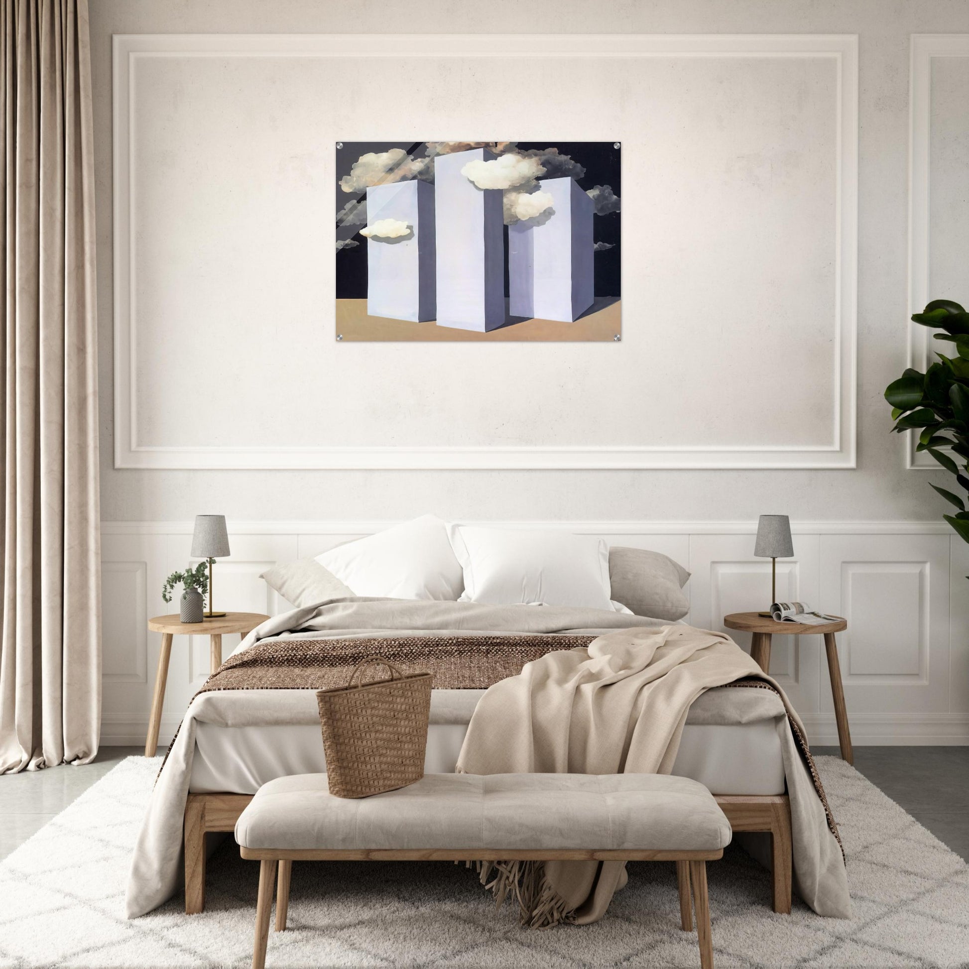 A STORM 1932 - Rene Magritte Acrylic Print - 70x100 cm / 28x40″ inches