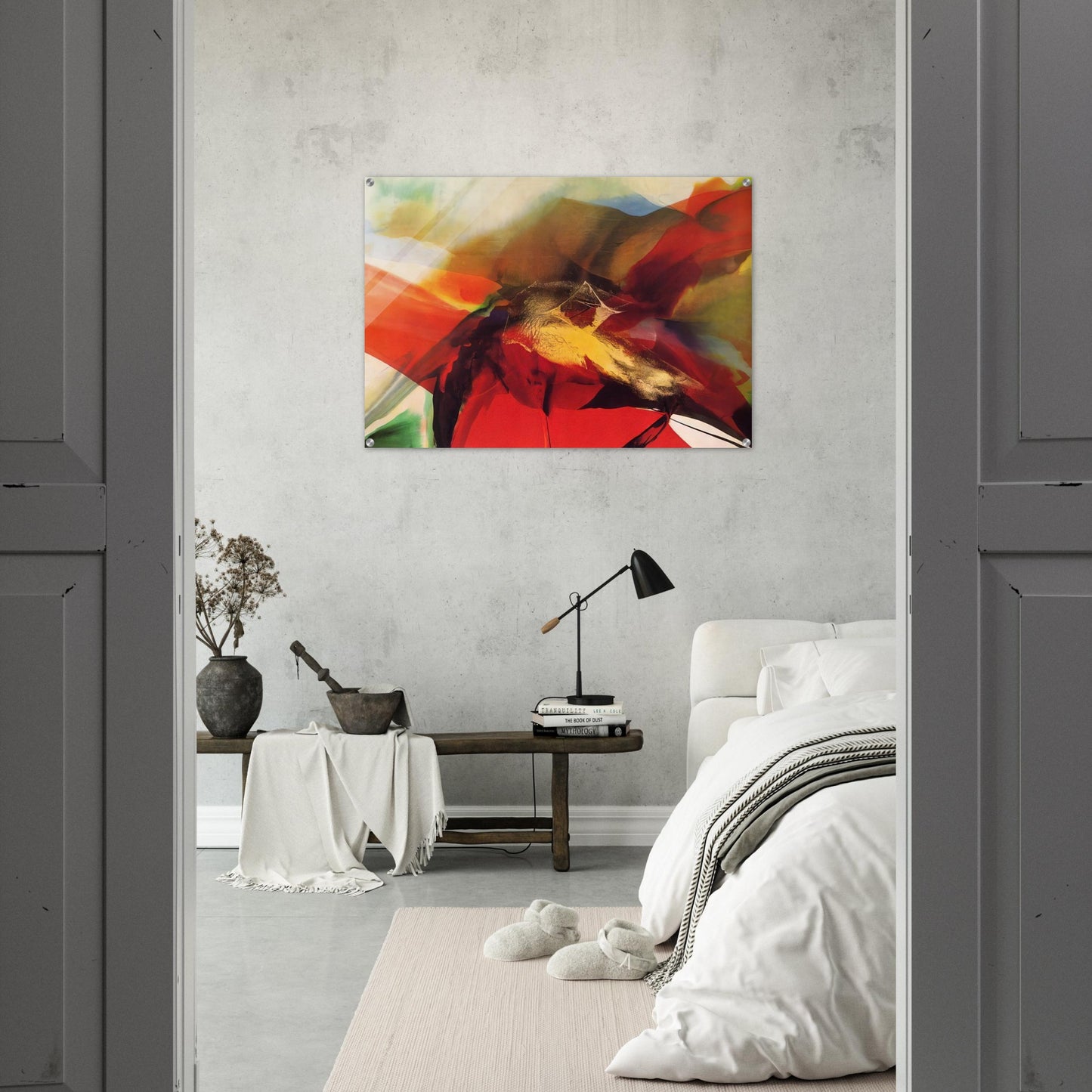 Phenomena Day of Zagorsk - 1966 - Paul Jenkins Acrylic Print - 70x100 cm / 28x40″ inches | Paul Jenkins Wall Art | Paul Jenkins Prints
