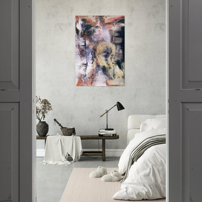 The Archer - Paul Jenkins Brushed Aluminum Print - 70x100 cm / 28x40 inches | Paul Jenkins Aluminum Print | Paul Jenkins Prints