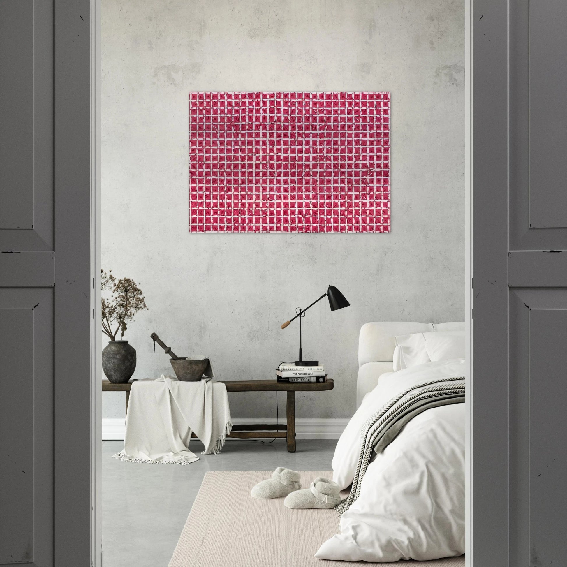 Tabula - 1976 - Simon Hantai Brushed Aluminum Print - 70x100 cm / 28x40 inches | Simon Hantai Aluminum Print | Simon Hantai Prints