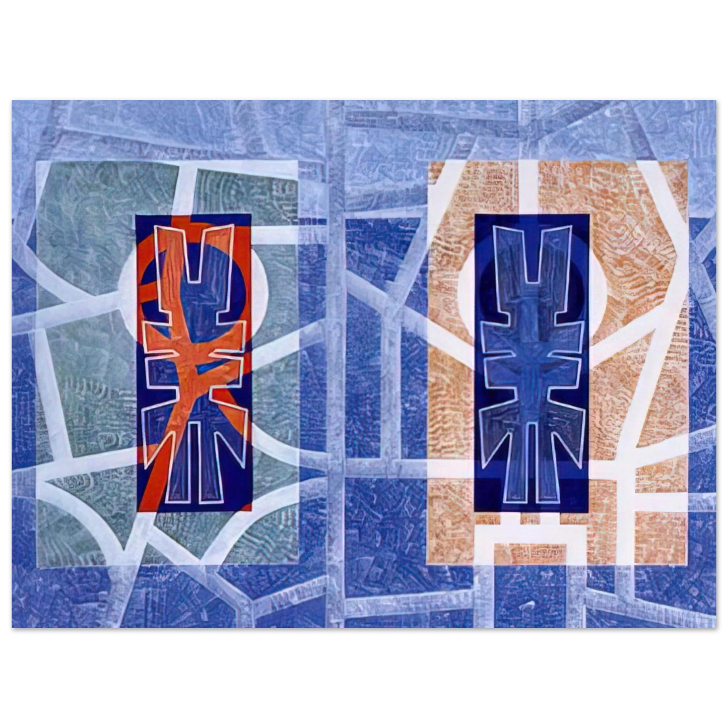 Jimmy Ernst - Oracle - 1971  75x100 cm / 30x40inches Fine Art Poster