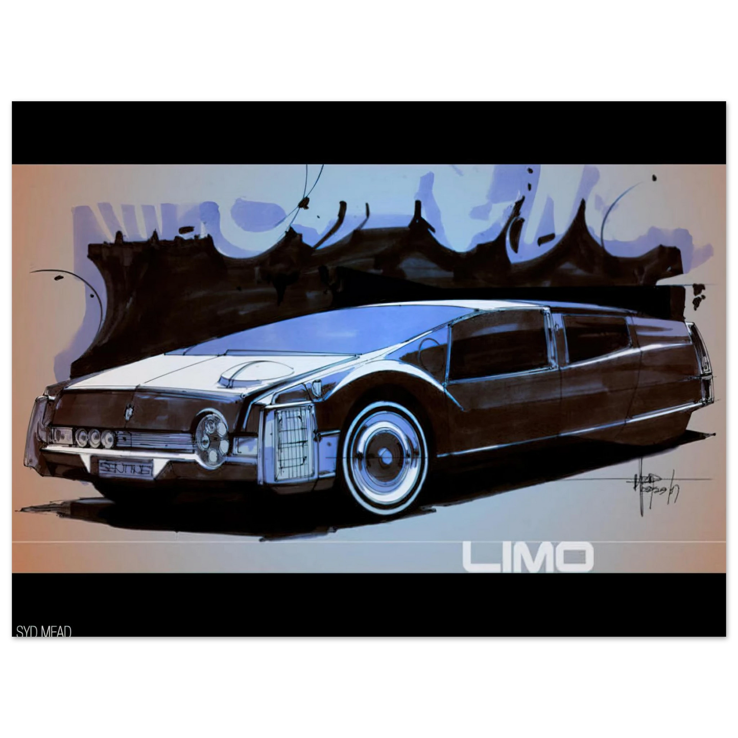 Syd Mead - Syd Mead  75x100 cm / 30x40inches Fine Art Poster