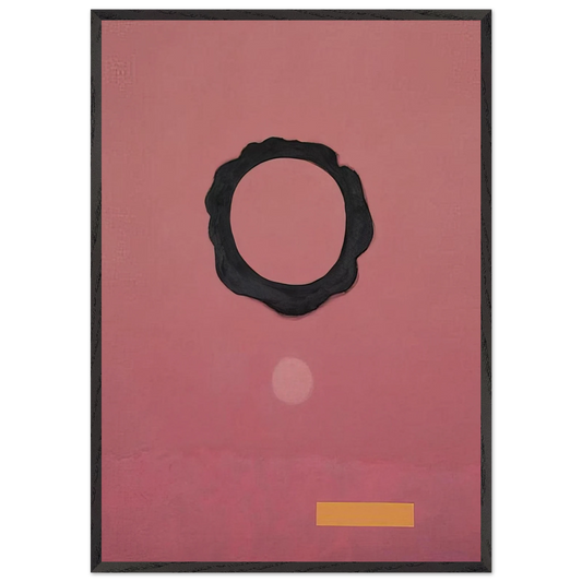 Mandala - 1971 - Adolph Gottlieb 70x100 cm / 28x40 inches Framed Art Print – Black Wooden Frame