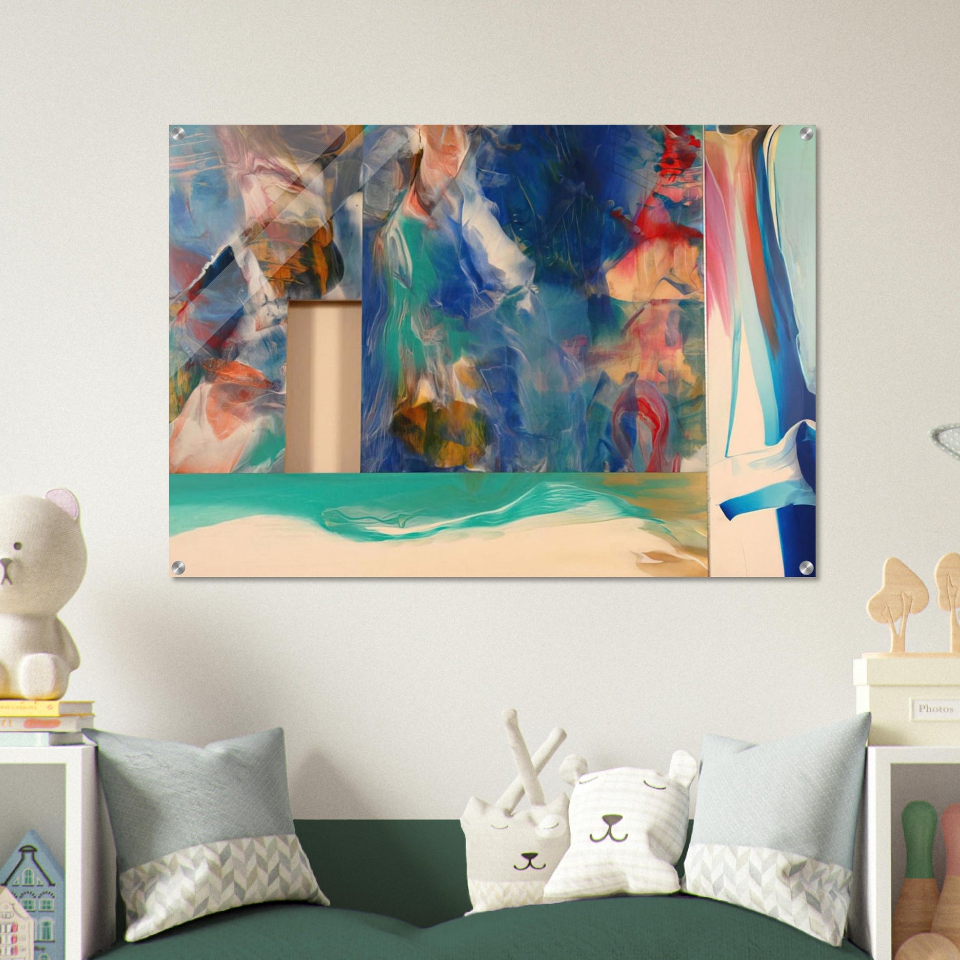Icon - Sam Gilliam Acrylic Print - 70x100 cm / 28x40″ inches | Sam Gilliam Wall Art | Sam Gilliam Prints