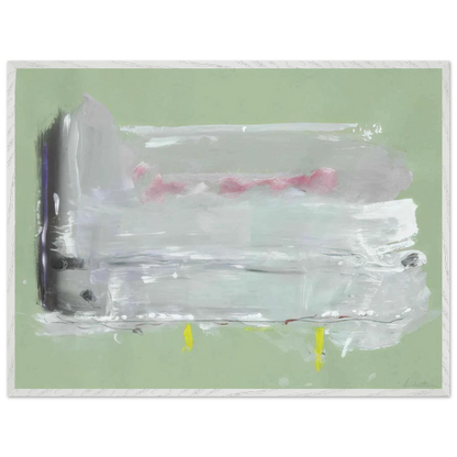 Helen Frankenthaler - Untitled - 1984 Wall art - 70x100 cm / 28x40 inches - Premium Wooden Framed Poster With Fine Art Paper-canvas - Wood frame