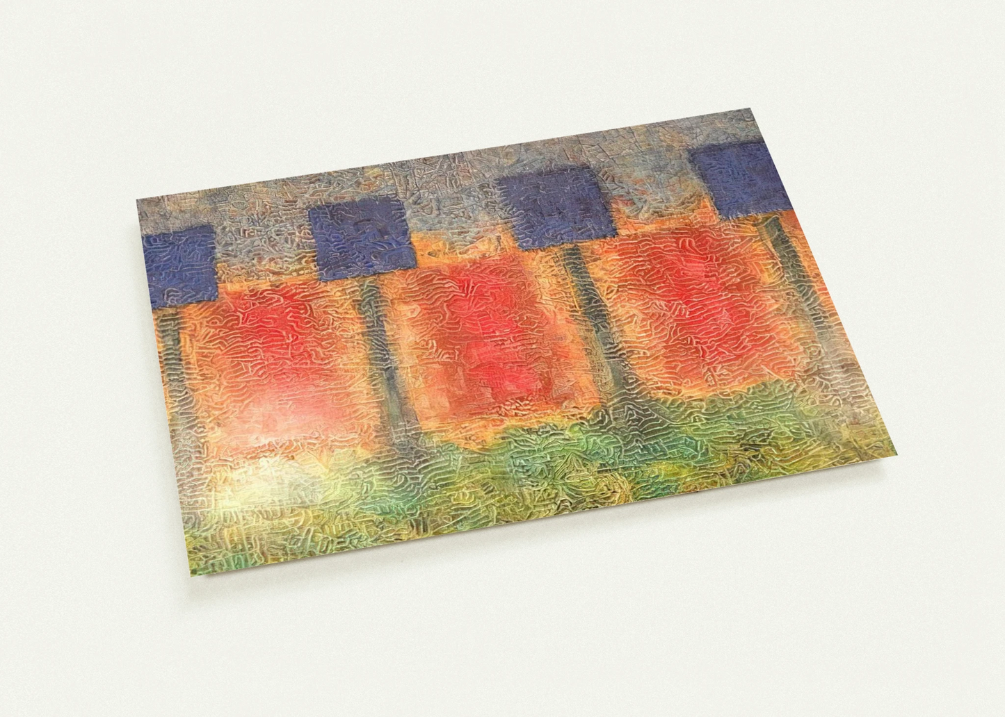 Dusklight - 1980 By Jimmy Ernst Pack of 10 Post Cards | Jimmy Ernst Post Cards | A6 (10.5 x 14.8 cm) - 4.1 x 5.8 inches