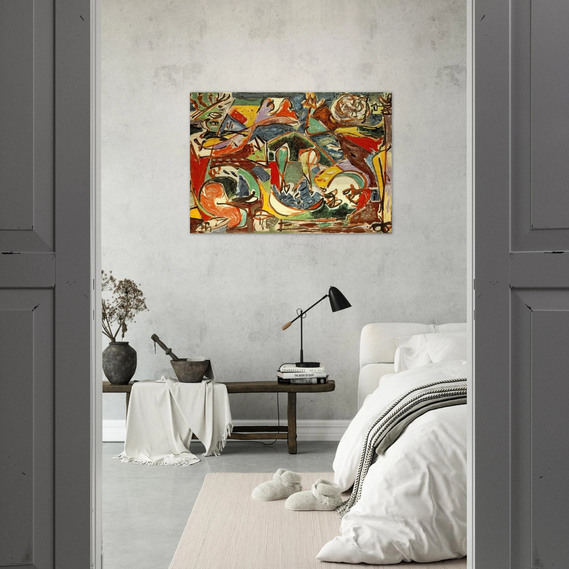 THE KEY - Jackson Pollock Brushed Aluminum Print - 70x100 cm / 28x40 inches | Jackson Pollock Aluminum Print | Jackson Pollock Prints