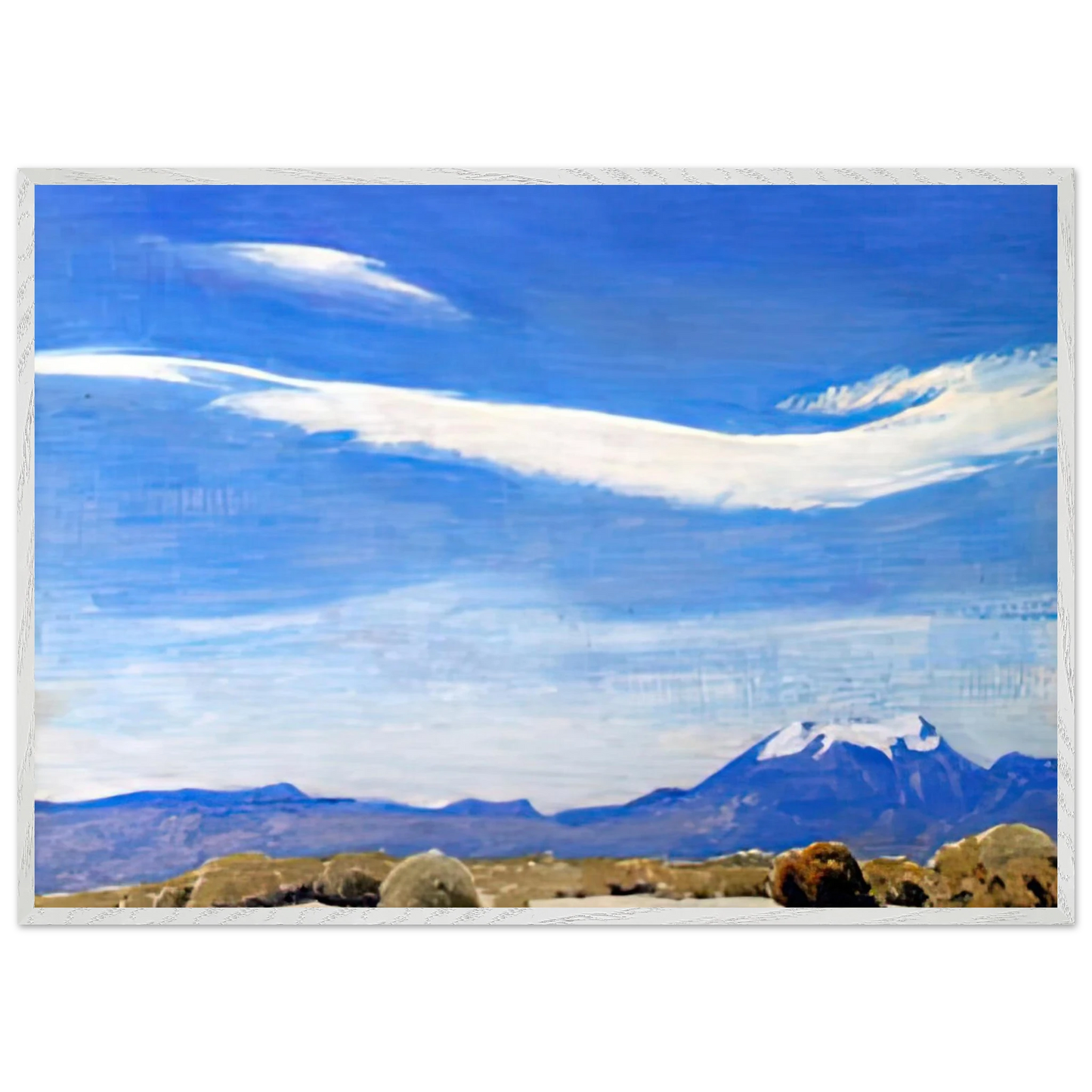 Maynard Dixon - THE CLOUD COACHELLA VALLEY CALIFORNIA 1940 Wall art - A2 (42 x 59.4  cm) - Premium Wooden Framed Poster With Fine Art Paper-canvas - Wood frame
