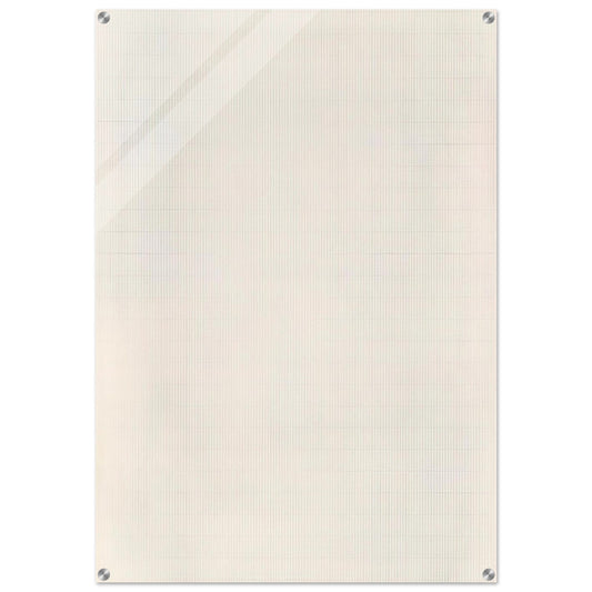 The Peach - Agnes Martin Acrylic Print - 70x100 cm / 28x40″ inches