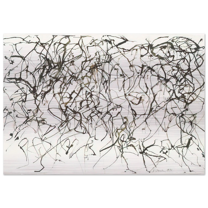 St. Barts 10 - 1991 - Brice Marden Brushed Aluminum Print - 70x100 cm / 28x40 inches | Brice Marden Aluminum Print | Brice Marden Prints