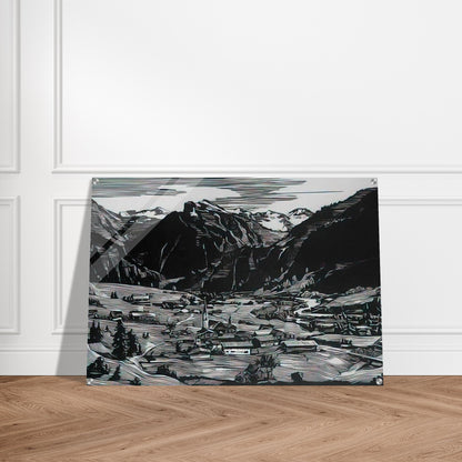 Hinterstein - Expressionism - Konrad Zuse Acrylic Print - 70x100 cm / 28x40″ inches | Konrad Zuse Wall Art | Konrad Zuse Prints