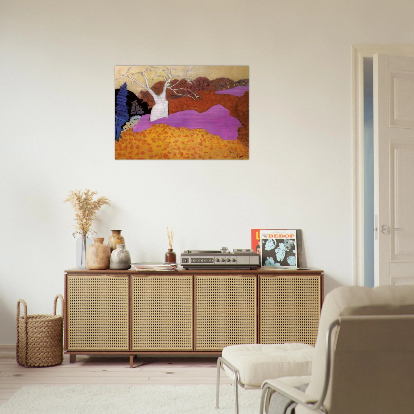 Autumn - 1944 - Milton Avery Brushed Aluminum Print - 70x100 cm / 28x40 inches | Milton Avery Aluminum Print | Milton Avery Prints