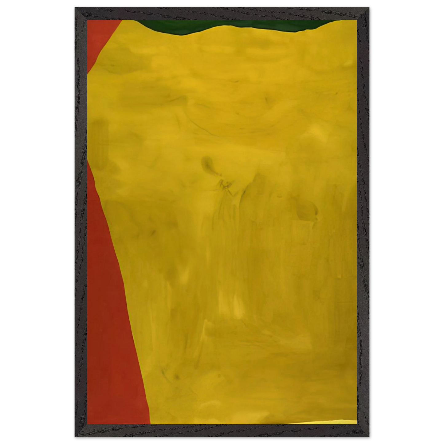 Helen Frankenthaler - Blessing of the Fleet - 1969 Wall art - 27x35 cm / 11x14 inches - Premium Wooden Framed Poster With Fine Art Paper-canvas - Wood frame