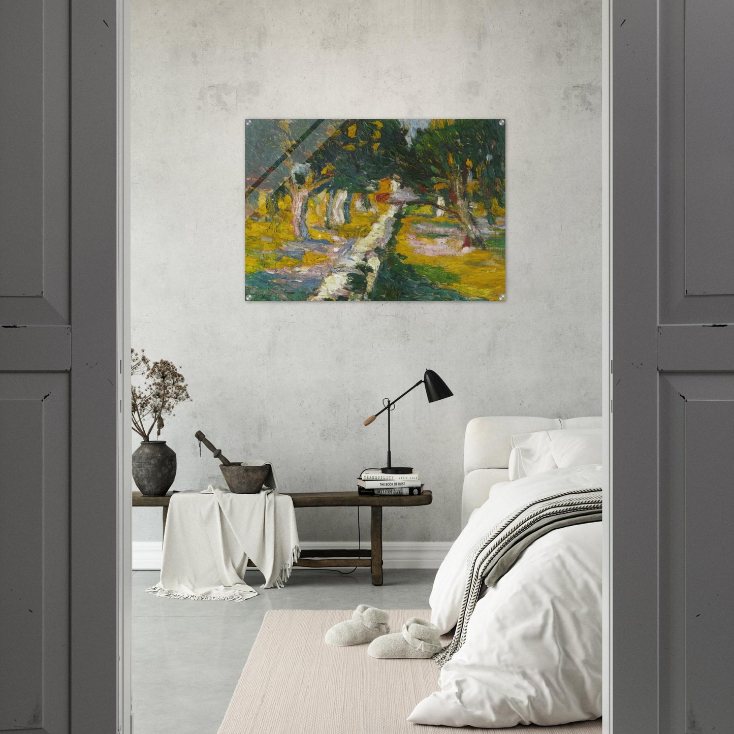 ORCHARD AT LLANE CADAQUES 1920 - Salvador Dali Acrylic Print - 70x100 cm / 28x40″ inches