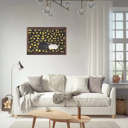 It Fits - 1955 - Forrest Bess Brushed Aluminum Print - 70x100 cm / 28x40 inches | Forrest Bess Aluminum Print | Forrest Bess Prints