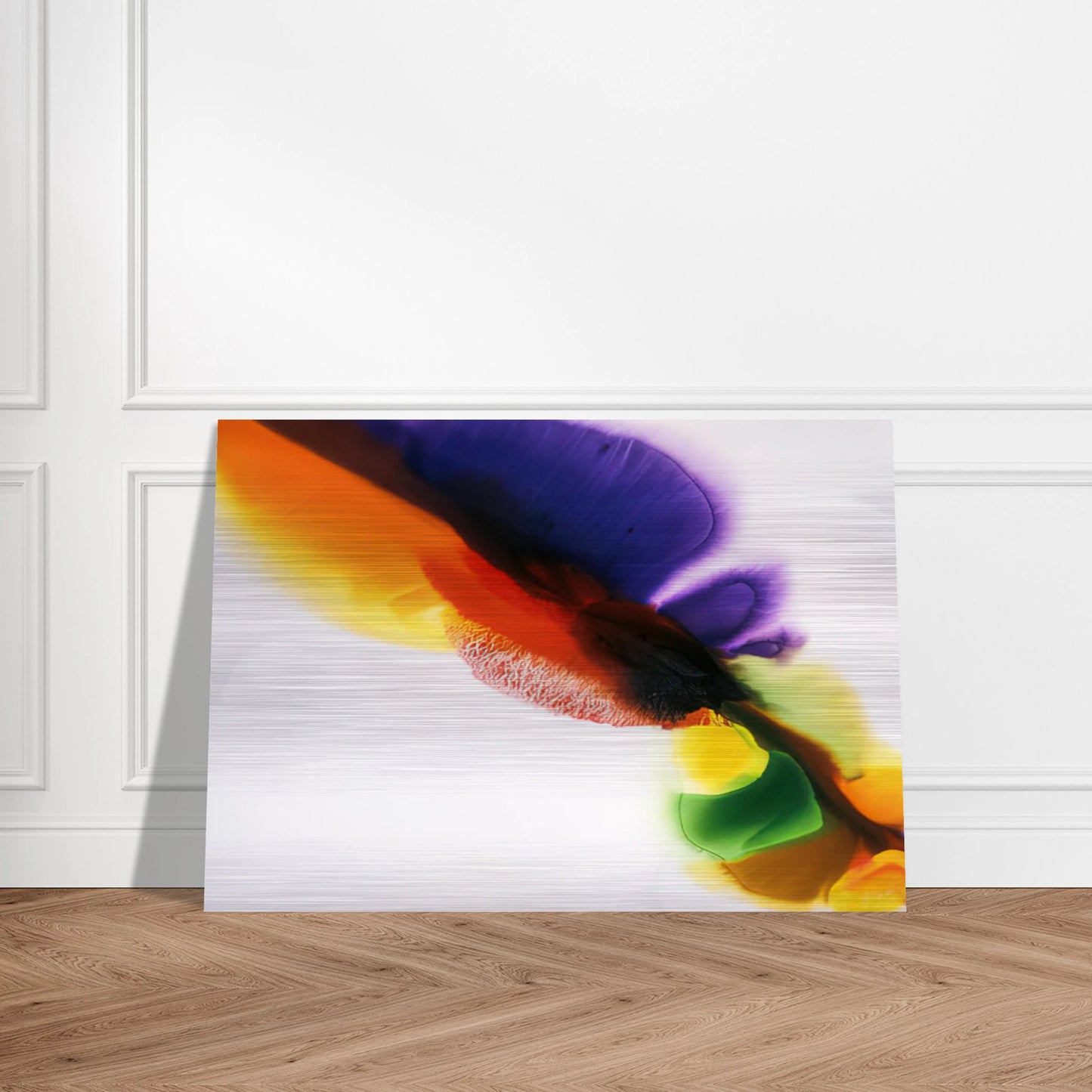 Phenomena Tibetan Flange - Paul Jenkins Brushed Aluminum Print - 70x100 cm / 28x40 inches | Paul Jenkins Aluminum Print | Paul Jenkins Prints